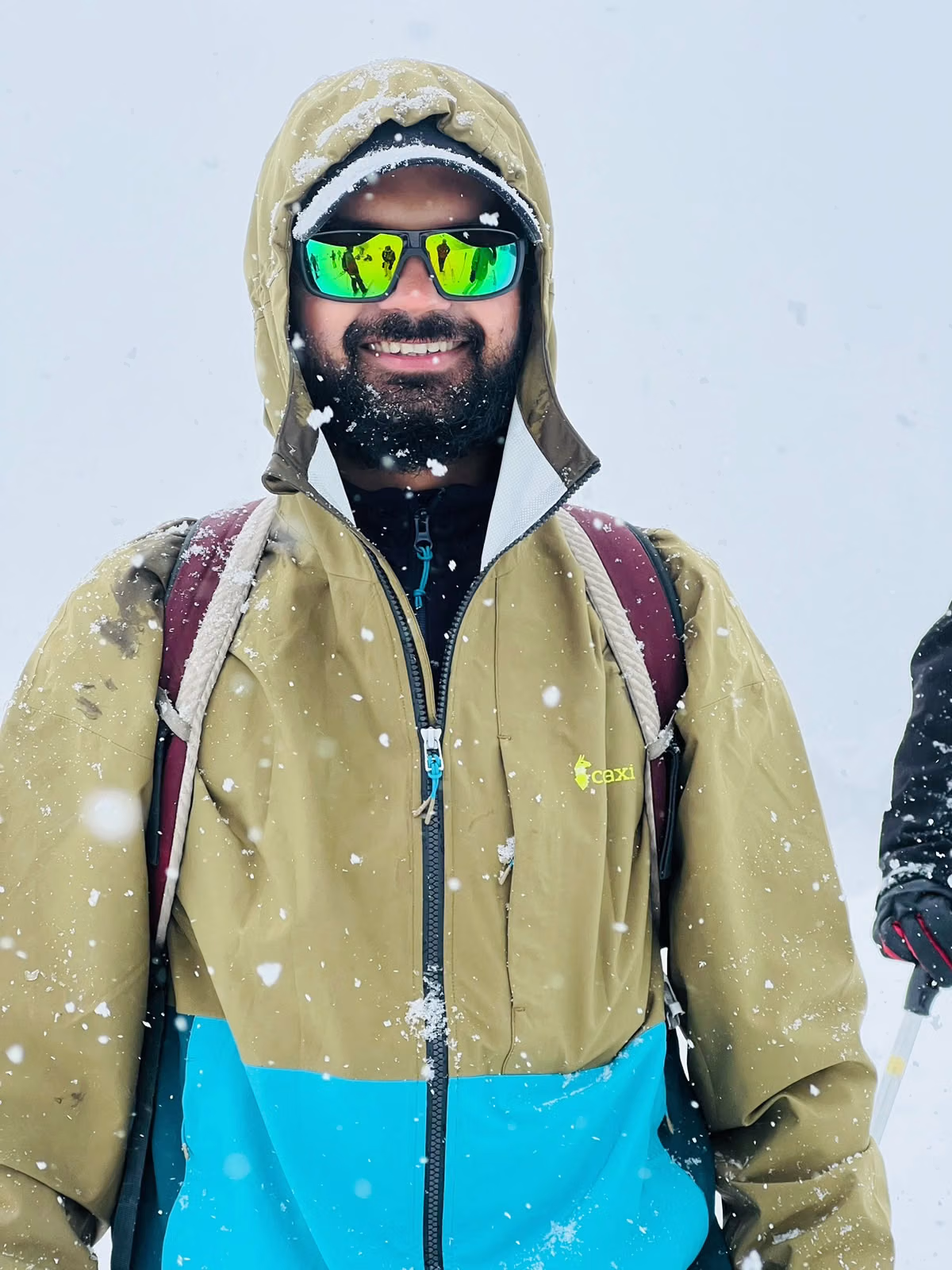 Naman Sharma, ski guide at Gulmarg Ski Guides